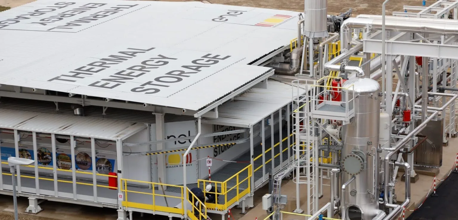 Brenmiller thermal energy storage unit — ENEL, Italy