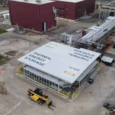 ENEL thermal energy storage installation, Italy