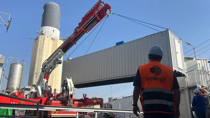 Brenmiller bGen module installation at Tempo site, Netanya